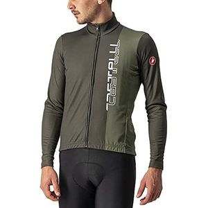 castelli TRAGUARDO Jersey FZ, militair/olijfgroen, XXL, leger/olijfgroen