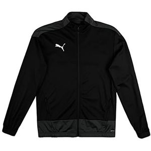 Puma Teamgoal 23 trainingsjack Jr trainingspak voor jongens, zwart-asfalt, 128