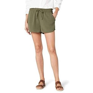 ONLY OnlTURNER Dames Shorts WVN Loose Fit, groen (Kalamata Kalamata)