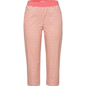 Raphaela by Brax Capri Pamina pour femme Imprimé à pois colorés, pêche, 32W / 32L