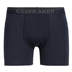 Icebreaker Anatomica Boxershorts voor heren, merinowol, ondergoed, marineblauw, S
