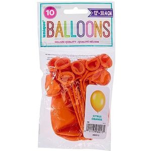 Latex-feestballonnen - 30 cm - oranje - verpakking van 10