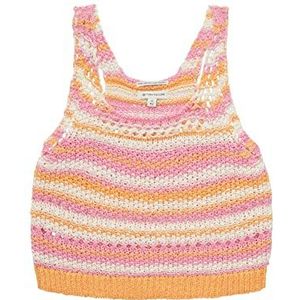 TOM TAILOR Top en tricot rayé pour fille, 31698 - Rayures en tricot multicolores, 152