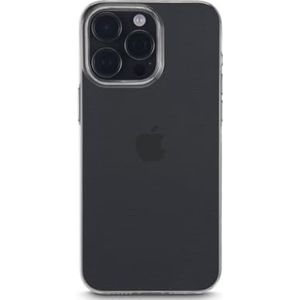 Hama Beschermhoes voor iPhone 15 Pro (achterbeschermhoes, krasbestendige beschermhoes, extra bescherming voor camera en scherm, draadloos opladen, transparant,