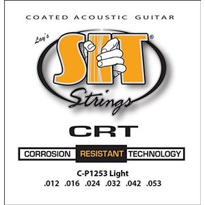 S.I.T. Strings CP1253 Cordes pour guitare acoustique avec revêtement bronze phosphoreux léger