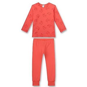 Sanetta 233155 Lange pyjama voor meisjes, Rood
