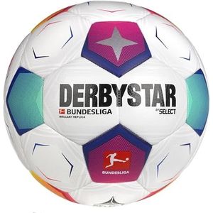 Derbystar Uniseks - volwassenen Bundesliga Shiny Replica v23 voetbal wit 4