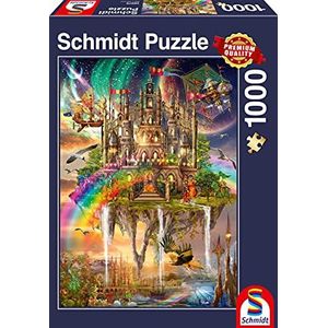 Schmidt Spiele 58979 De stad in de lucht, puzzel van 1000 stukjes, kleurrijk