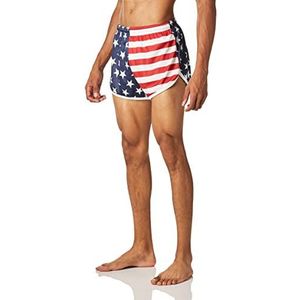 SOFFE Ranger Hardloopshorts voor heren, Amerikaanse vlag