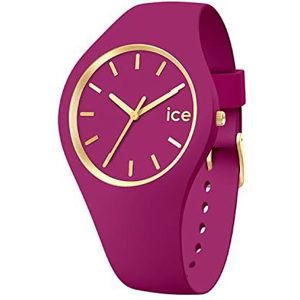 Ice-Watch - Ice Glam Brushed Orchid - Roze dameshorloge met siliconen armband, roze, S (34 mm), riem, Roze, riem