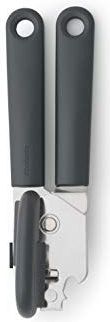 Brabantia Tasty+ Blikopener plus Flesopener - Dark Grey