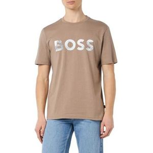 BOSS Te_bossocean T-shirt voor heren (1 stuk), Open Brown246