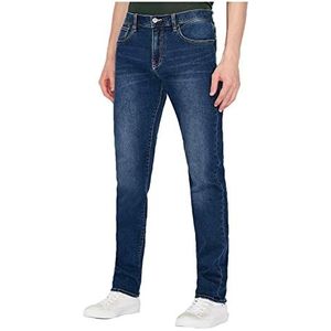 Armani Exchange 5 Pocket Slim Denim Jeans voor heren, Indigo Denim