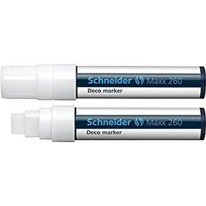 Schneider Novus 126049 decoratieve marker Schneider 260, 4+7+15 mm, wit