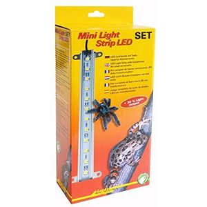 LUCKY REPTILE Mini Light Strip LED terrarium - Krachtige LED voor kleine terraria - LED strip met 2W transformator - energiebesparende LED terrarium verlichting 1x22,5cm