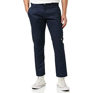 Dickies Heren Straight Fit Double Knielange broek, blauw (donkerblauw)