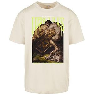 Mister Tee Mt1983 Hercules Oversized T-shirt voor heren (1 stuk), Zand