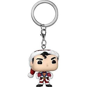 Funko Pop Sleutelhanger: DC Holiday- Superman(WMT)