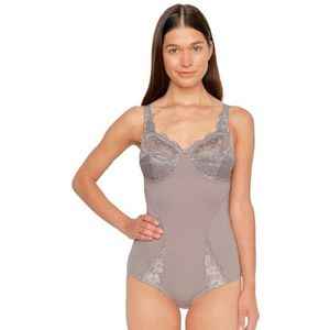 Susa dames bodysuit latina kant elastisch, frosty lavendel