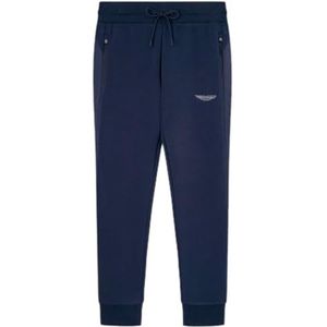 Hackett London Pantalon de survêtement Am Hybrid pour homme, Bleu marine, XXL