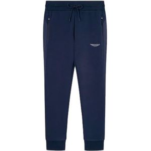 Hackett London Pantalon de survêtement Am Hybrid pour homme, Bleu marine, M