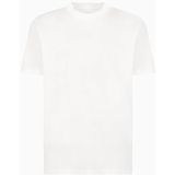 Armani Exchange Édition bleue pour homme, logo brodé et imprimé, coupe droite, blanc, XXL, Blanc cassé., XXL