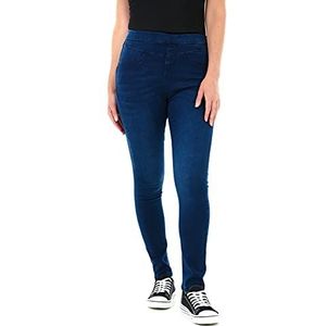 M17 Dames denim jeans jeggings skinny fit casual katoenen broek incl, Blauw