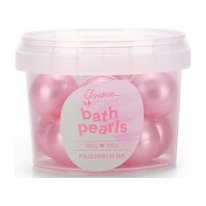 Isabelle Laurier - Set van 8 badparels voor kinderen en volwassenen – badadditieven 97% natuurlijke ingrediënten – badbom met roze geur