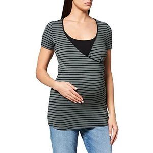 Noppies Dames zwangerschapsshirt Nurs Ss Yd Paris, meerkleurig (Urban Chic Stripe P295)