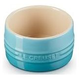 Le Creuset Keramische ovenschaal, rechterwand, stapelbaar, 200 ml, Caribisch blauw, 70403201700099