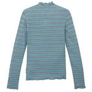 TOM TAILOR shirt met lange mouwen meisjes, 30108 - Groen Navy White Stripe