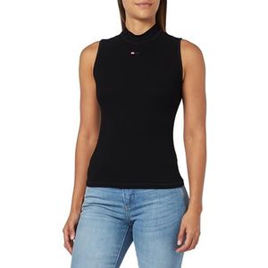 DIESEL T-MOKKY-SL-MICRODIV Tank Top Black Black XXS Femme, Noir, noir, noir, XXS