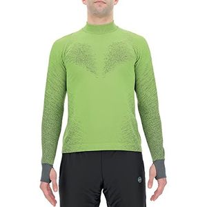 UYN Exceleration Running Sweatshirt voor heren, geel, neon/zwart, maat S
