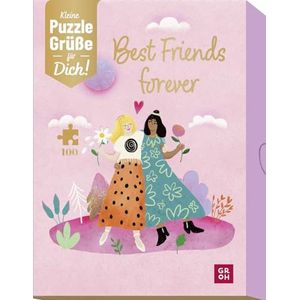 Best Friends forever: Kleine Puzzle-Grüße für beste Freundinnen | 100 Teile in Box: originelles Geschenk mit persönlicher Grußbotschaft