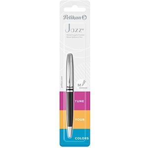 Herlitz 50027187 My.pen, set van 1 rechtshandigen, op kleur gesorteerd (geen kleur mogelijk), kleur Classic blister zwart