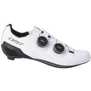 DMT SH10 Chaussures de cyclisme sur route, blanc/noir, 45,5 EU