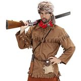 Widmann - Kostuum trappper, jas en hoed, cowboy, themafeest, carnaval