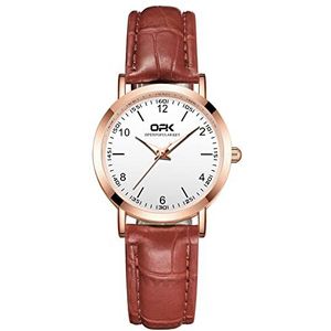 Basfur Dress Watch Fe-Watch-025-03, bruin, modern, Bruin, Modern