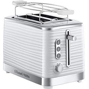 Russell Hobbs Broodrooster 24370-56 broodrooster XL, bruiningscontrole, opwarmfunctie, wit