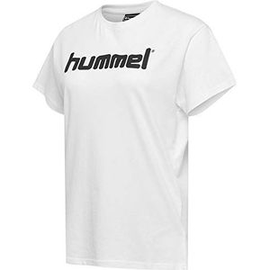 hummel GO Cotton T-shirt voor dames met logo