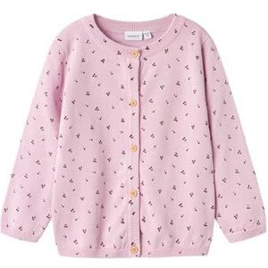 Name it mini Nmfbasine Ls Knit Card voor meisjes, Winsome orchidee.