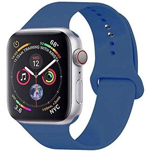 Style Design armband van siliconen voor Apple Watch, blauw, M/L, 38/40 m