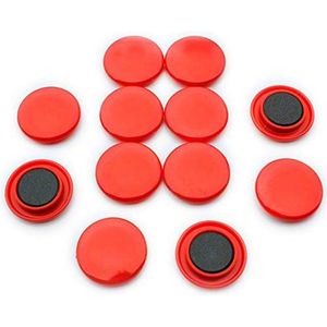 Magnet Experts F4M40-RED-1 prikbord / planningsmagneet, groot, rood