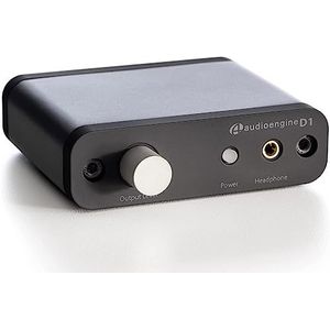 Audioengine 32-bit D1 hoofdtelefoon versterker en DAC, draagbaar, preamp, USB/optische inputs, Hi-Res Audio Playback (2e generatie)