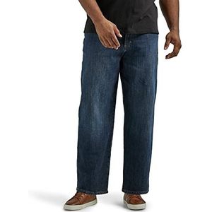 Lee Big & Tall Custom Fit Jeans voor heren, rechte pasvorm, Vandal, 54W/29L, Vandal