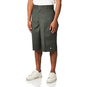 Dickies 42 283 Multi-Pocket Work Sport Shorts, Groen (Olive Green), One Size (Fabrikant Maat: 32), Groen (Olive Green), 32