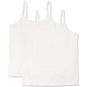 Amazon Essentials Set van 2 dameshemdjes (verkrijgbaar in grote maten), wit, maat 1X