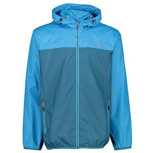 CMP Rain Fix Hood Regenjas voor heren, -M916 Deep Lake