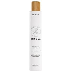 Kemon - Actyva Pureté Anti-roos shampoo met exfoliërende en zuiverende werking van de hoofdhuid op basis van zwarte peper en groene thee - 250 ml