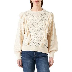 Garcia Sweater voor dames, Witte pet.